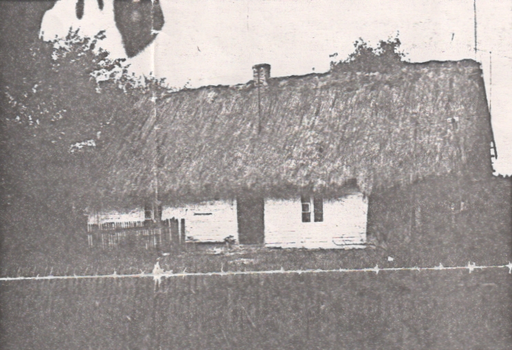 À la chaumière semblable de mon grands parents habitaient (abt. 1960)