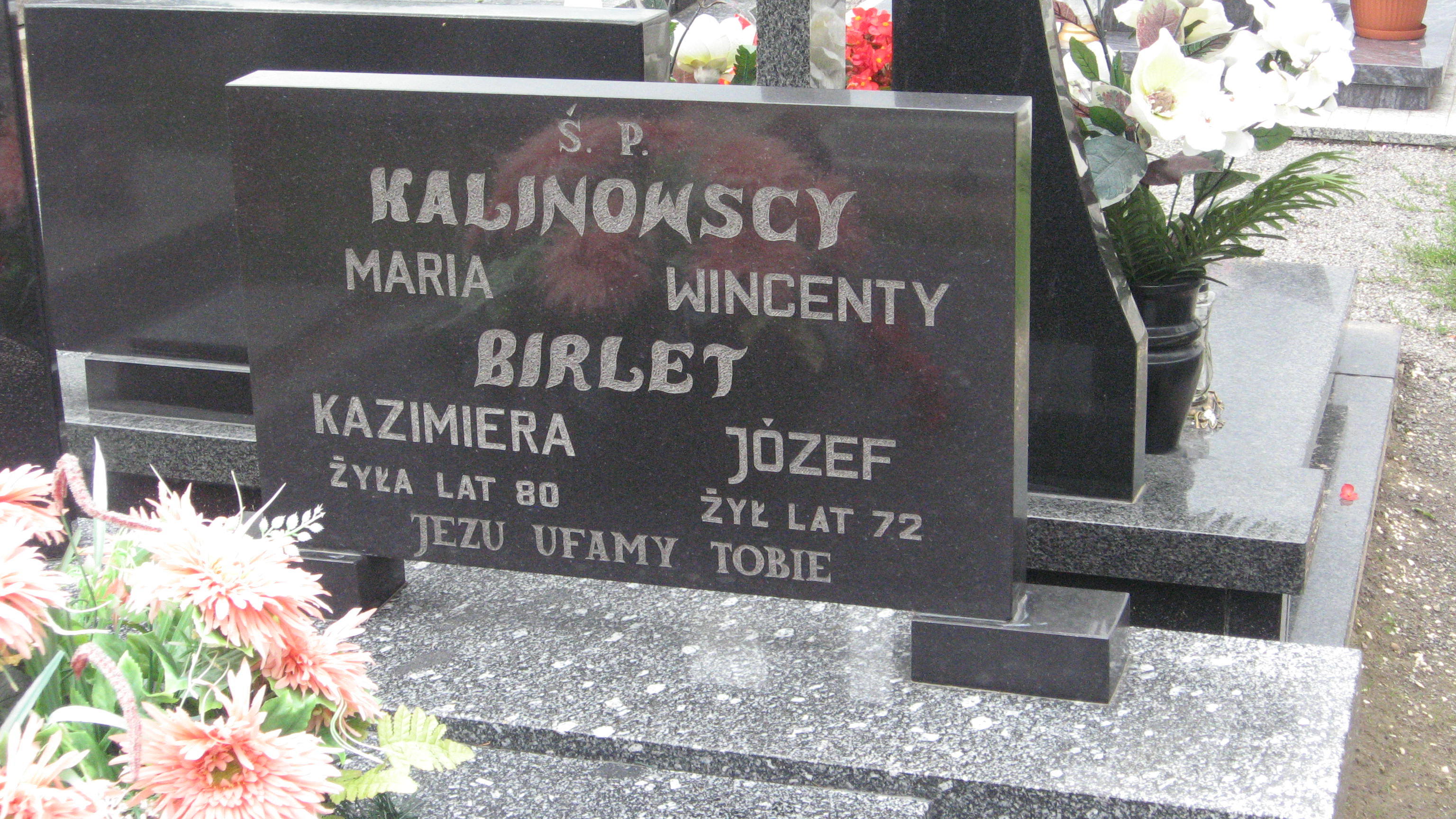Zdjęcie grobu rodziny Kalinowskich i Birletów (23 JUL 2011)