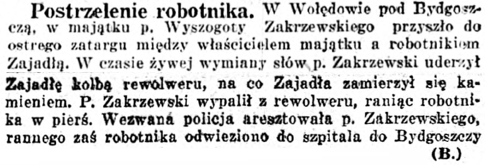 Postrzelenie robotnika (21 JUN 1933)