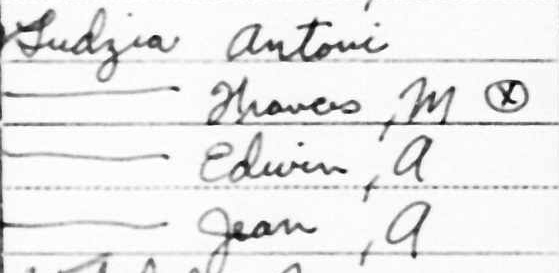 The Ludzia Family in 1940 Census