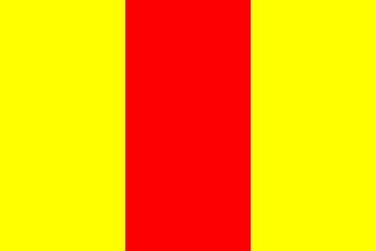 Pruszków’s flag