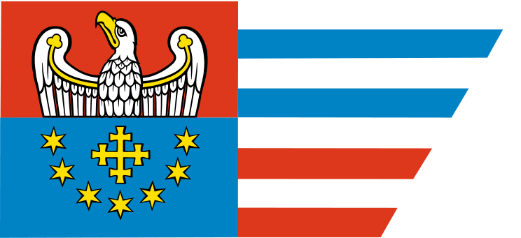 Słupca County’s flag