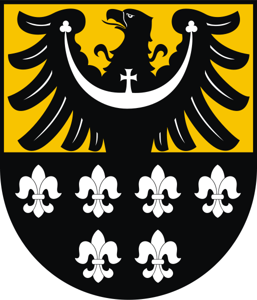 Trzebnica County’s coat of arms