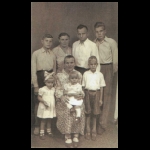 Rodzina Zofii i Jana Rogów abt. 1957
