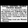 Zabójca robotnika rolnego ponownie skazany 29 NOV 1933 Warsaw