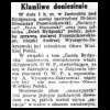 Kłamliwe doniesienie 7 OCT 1931 Poznań