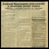 AWZ z siostrami przed sądem oskarżony o zabójstwo parobka śp. Zajadłego. Po całodziennej rozprawie skazano go na 8 lat więzienia 16 DEC 1933 Bydgoszcz