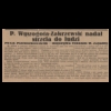 P. WZ nadal strzela do ludz. Po śp. Pszeniczkowskim – dogorywa robotnik W. Zajadły 14 JUN 1933 Toruń [MR14430]