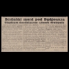 Bestjalski mord pod Bydgoszczą. Ohydbym zbrodniarzem członek Obwiepolu 6 OCT 1931 Toruń [MR14465]