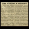 Echa zabójstwa w Żołędowie 1 MAR 1932 Bydgoszcz