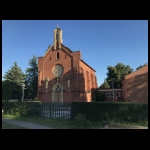 Neustrelitz z roweru — Maria, Hilfe der Christen, Kirche in Neustrelitz