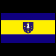 Ostrzeszów County’s flag