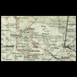 okolice Praszki na Mappie powiatu wieluńskiego 1847 »» 1866 Poland [Praszka-MR16478]